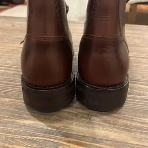 Brooks Brothers 346 Model Dark Brown Leather Lace-Up Boots Mens Size 9.5 Brooks Brothers | Shoes | Brooks Brothers 346 Tan Beige  main image 2